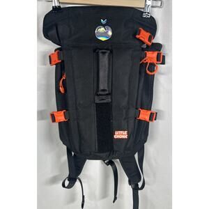 Black & Orange Dog Backpack Carrier